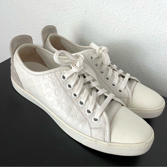 Louis Vuitton LV Monogram Low Top Leather Sneakers - Picture 1 of 11